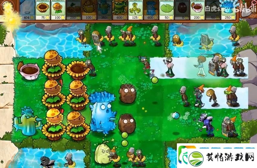 植物大战僵尸杂交版挑战模式64关策略分析