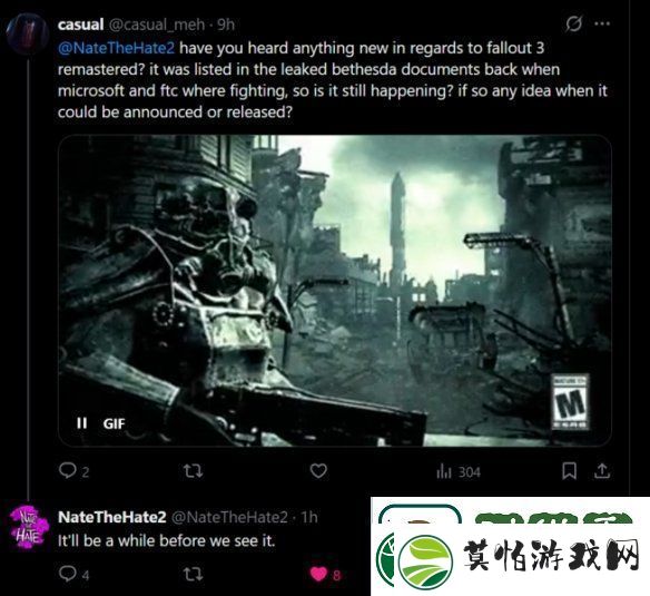 辐射3重制版何时公布知名舅舅